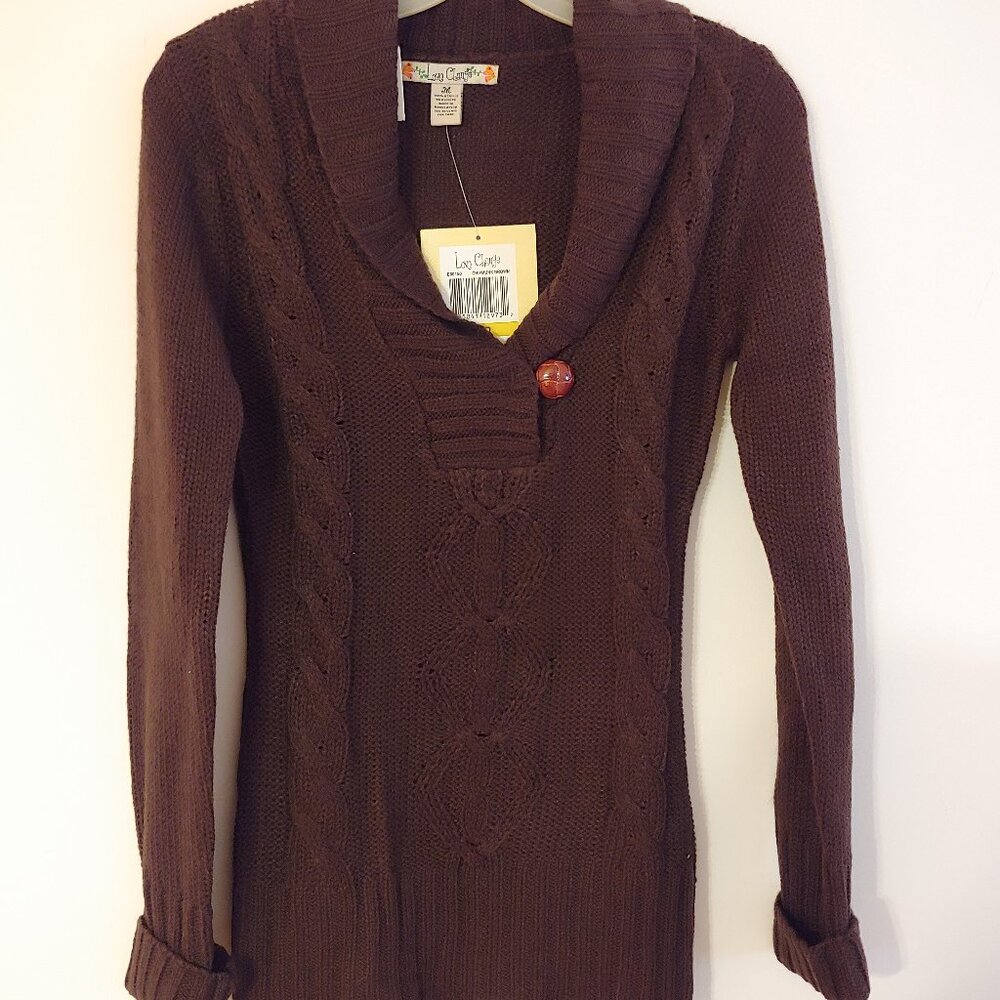 Love Change Dark (Chipmunk) Brown Sweater